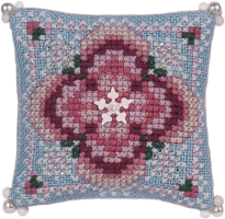 JN330 Winter Rose Flower Cushion • Click for details